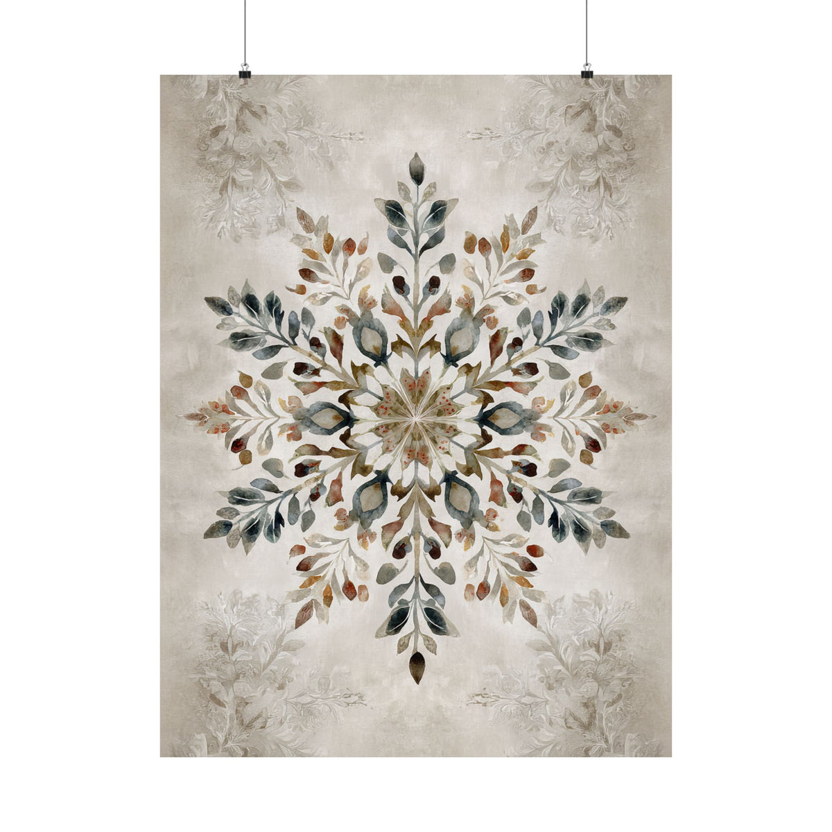Nordic Botanical Snowflake