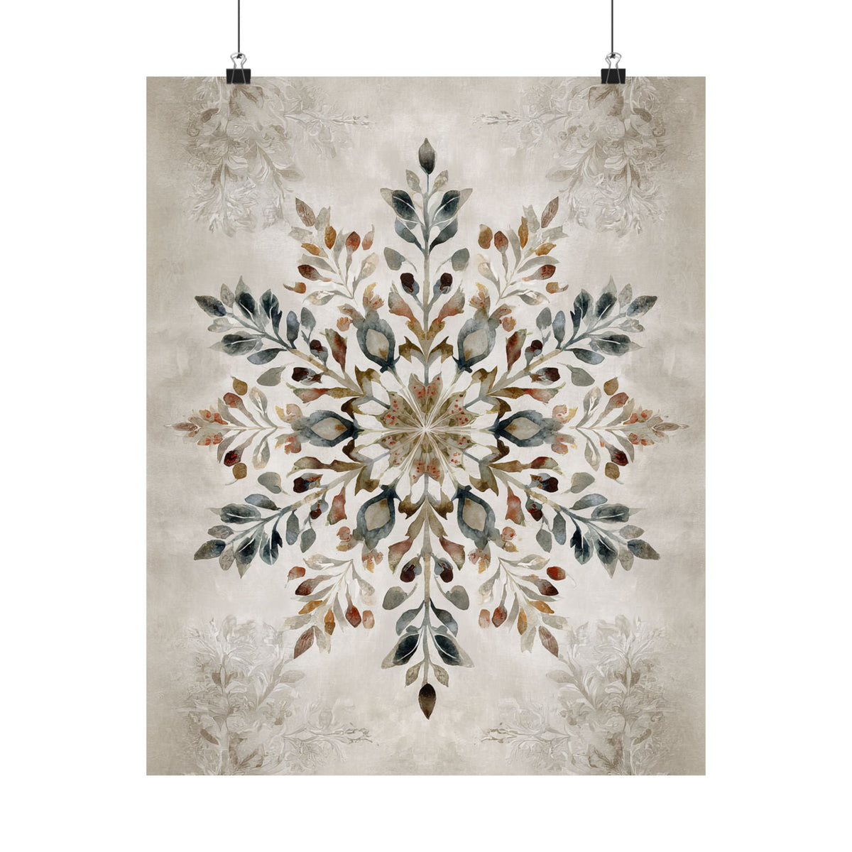 Nordic Botanical Snowflake