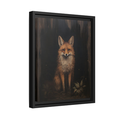 Framed Canvas - Mystical Fox Gaze