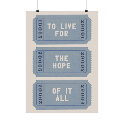 The Hope Ticket Trilogy