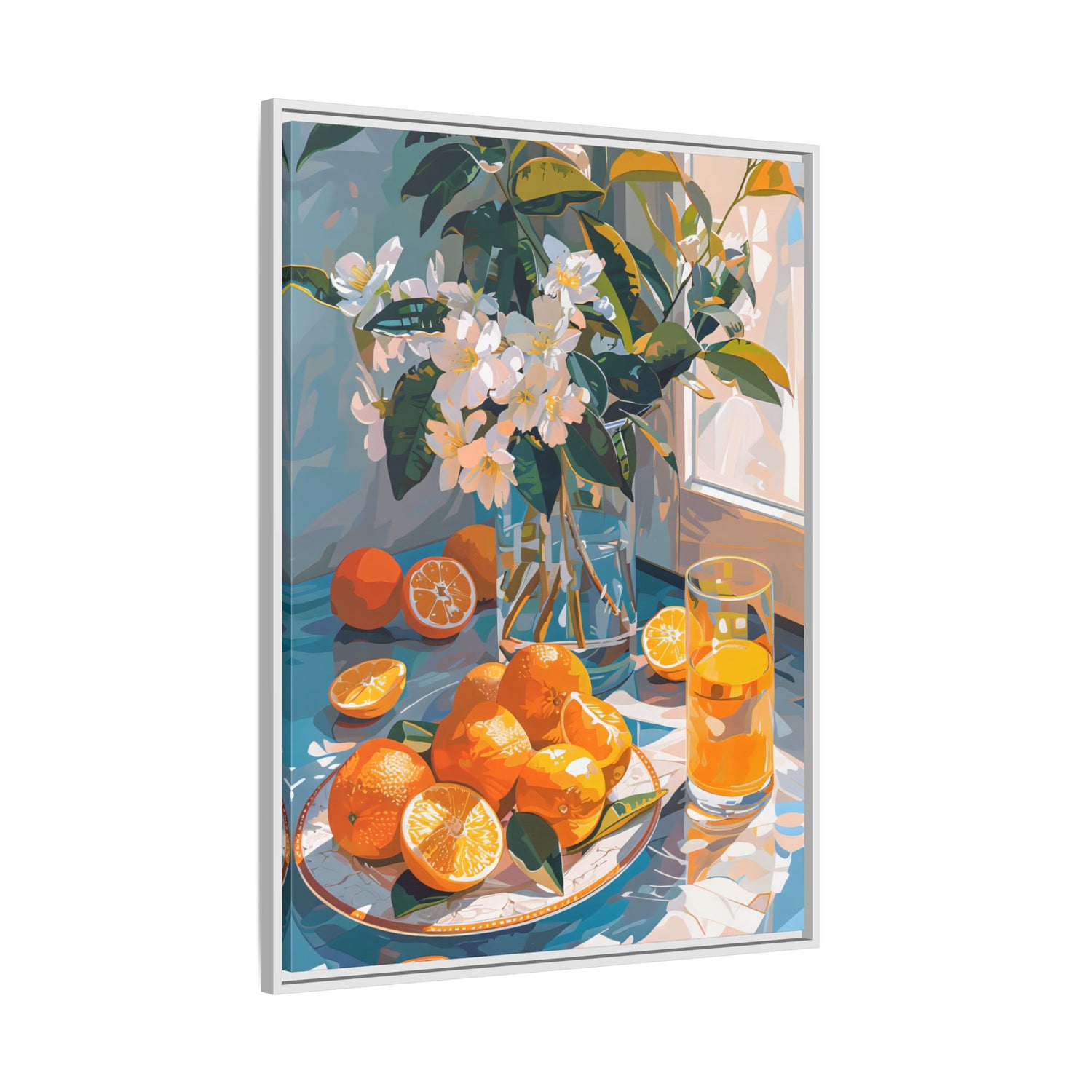 Framed Canvas - Citrus Blossom Morning
