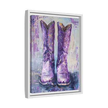 Framed Canvas - Violet Cowgirl Spirit