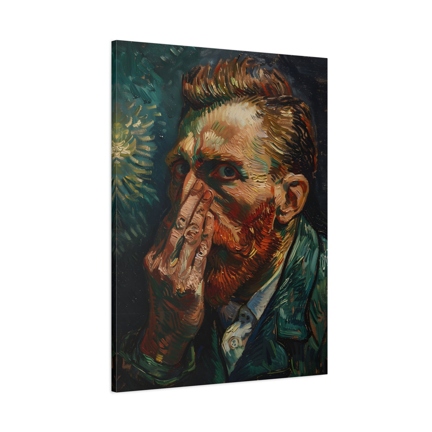1.25" Matte Canvas - Van Gogh Stinky Glare