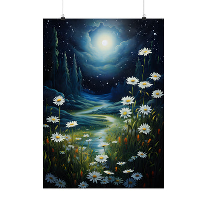 Moonlit Daisy Dream