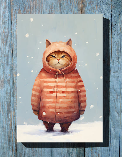 .75&quot; Matte Canvas - Grumpy Winter Floof