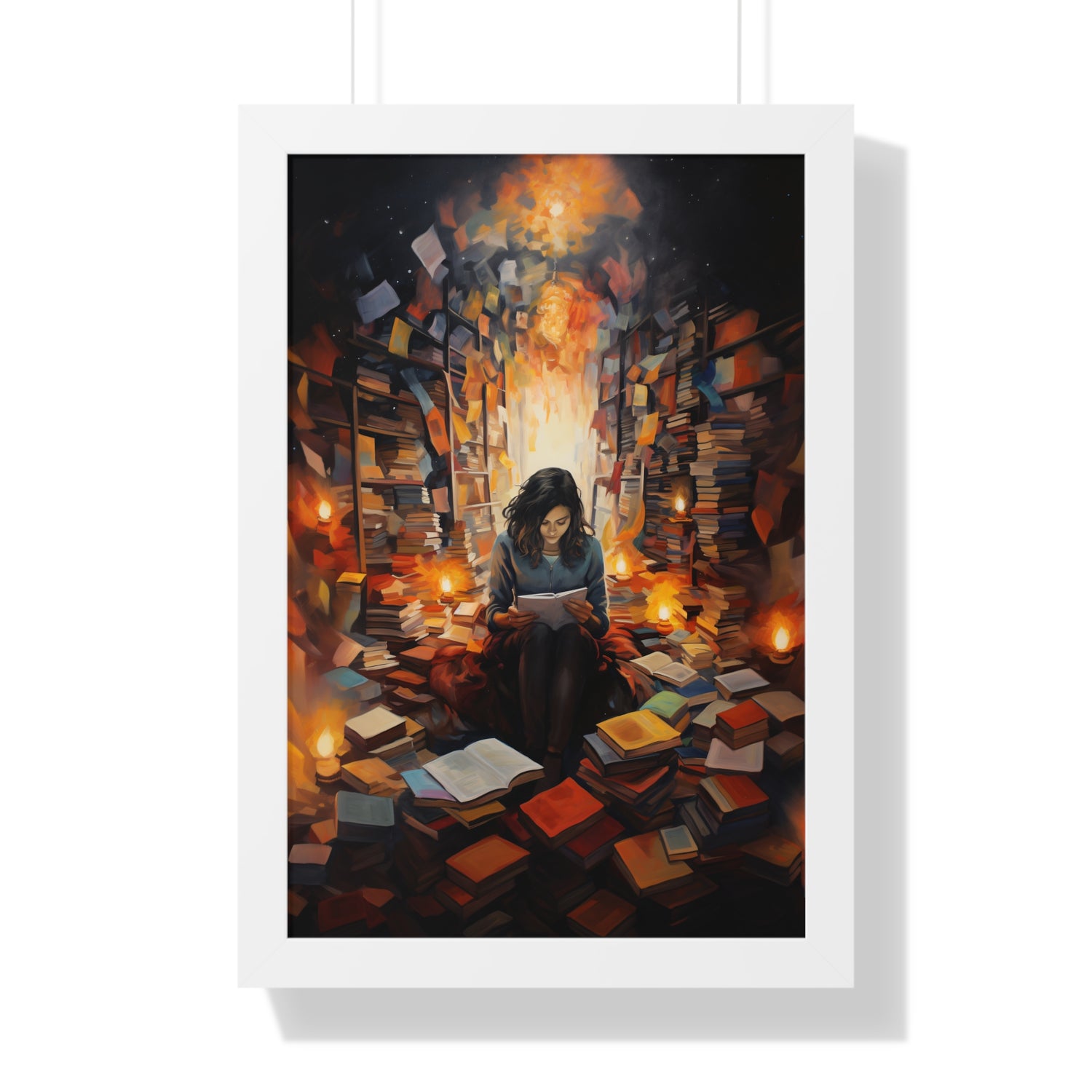 Framed Paper Print - The Sanctuary of Stories