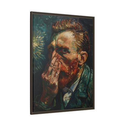 Framed Canvas - Van Gogh Stinky Glare