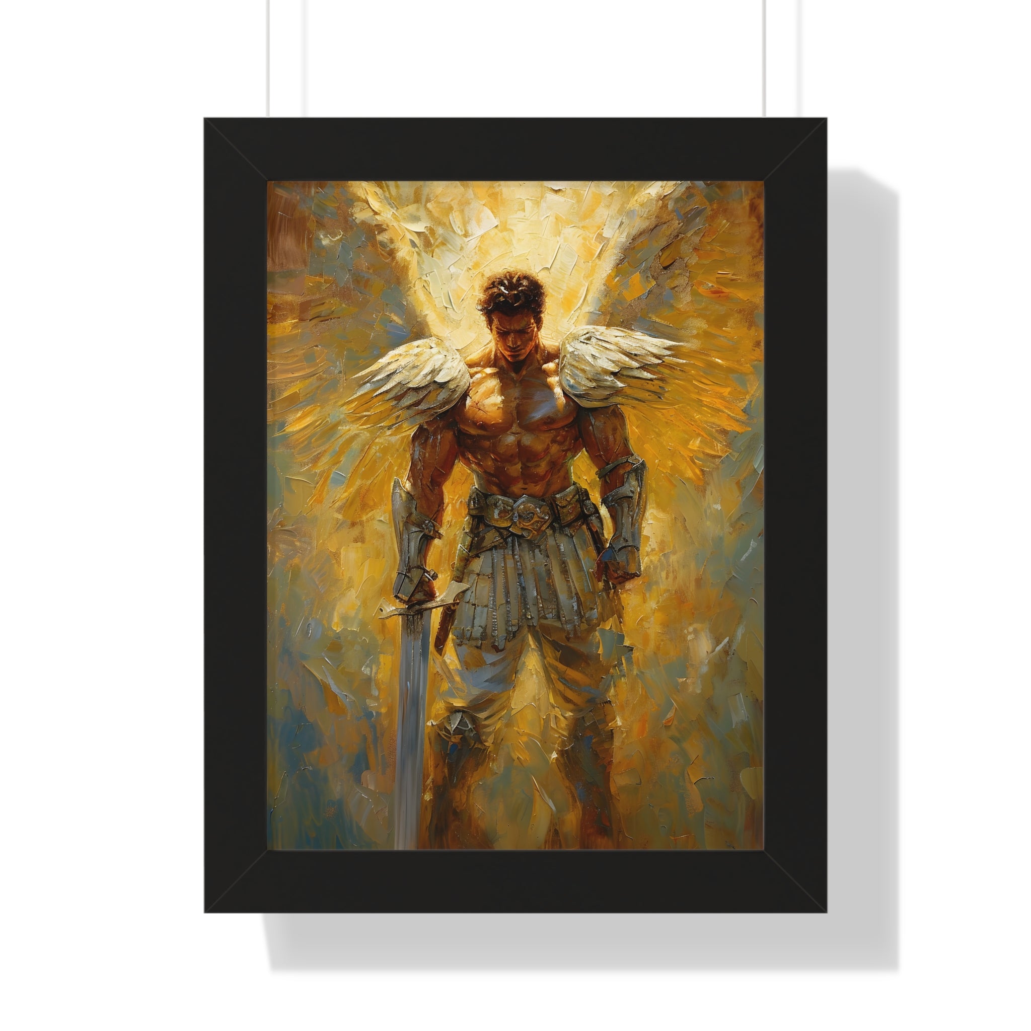 Framed Paper Print - Celestial Warrior&