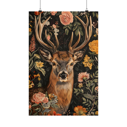 Floral Deer Majesty