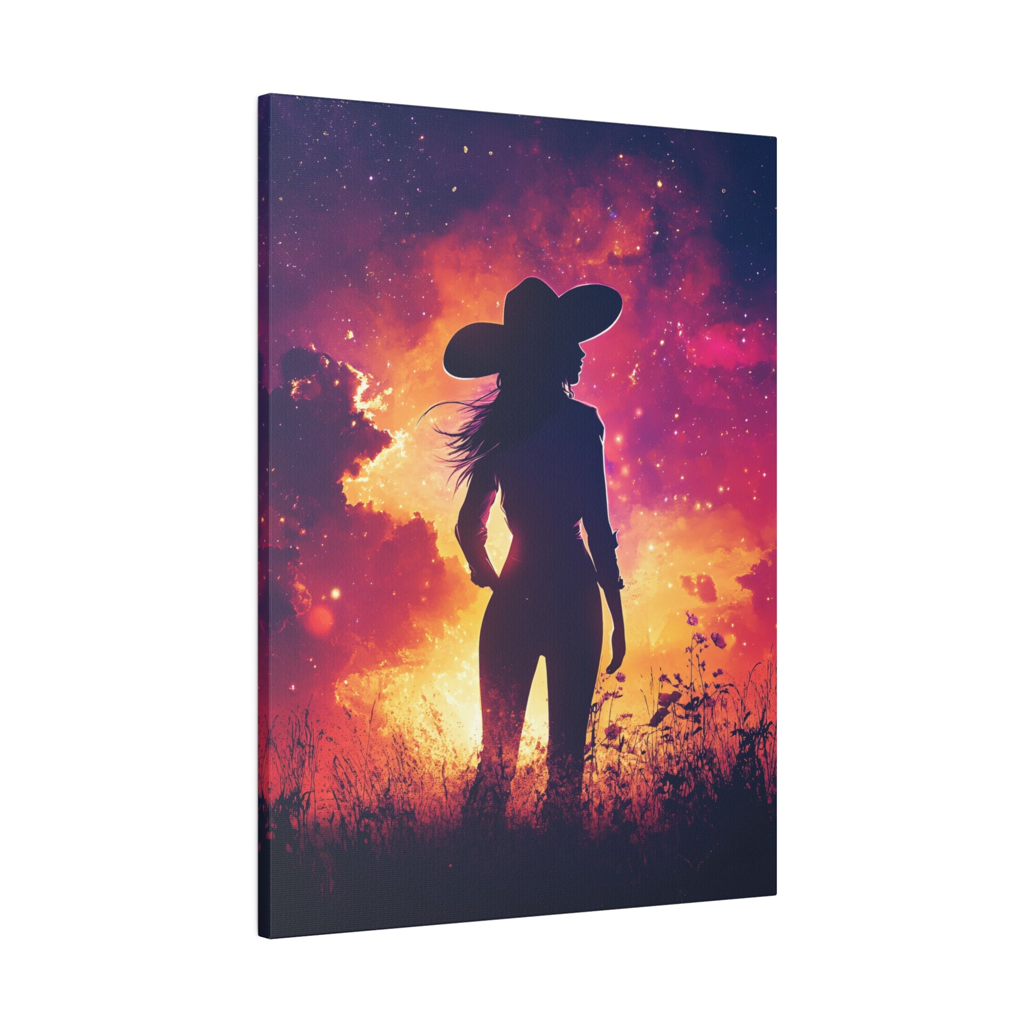 .75&quot; Matte Canvas - Cosmic Cowgirl