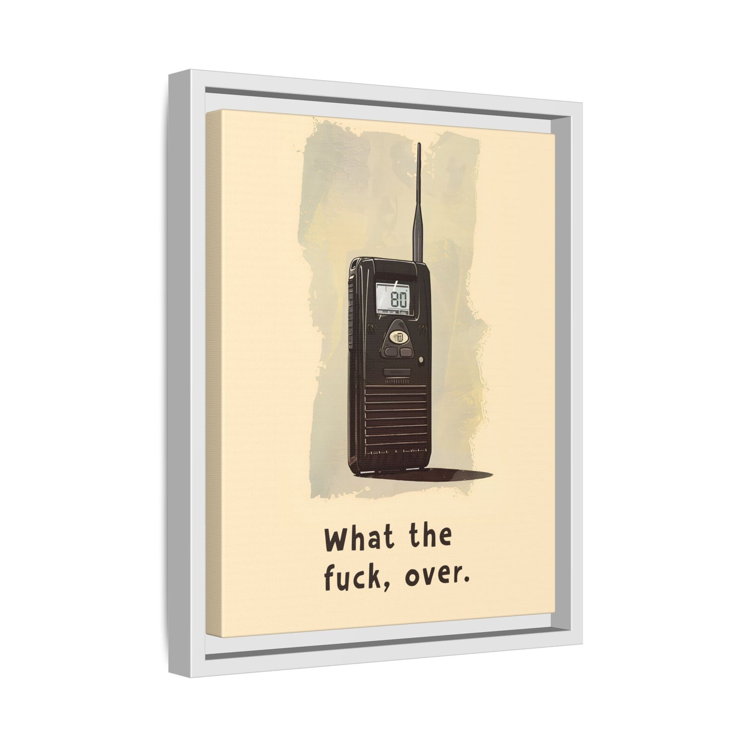 Framed Canvas - Walkie Talkie WTF Moment
