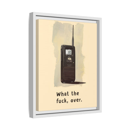 Framed Canvas - Walkie Talkie WTF Moment