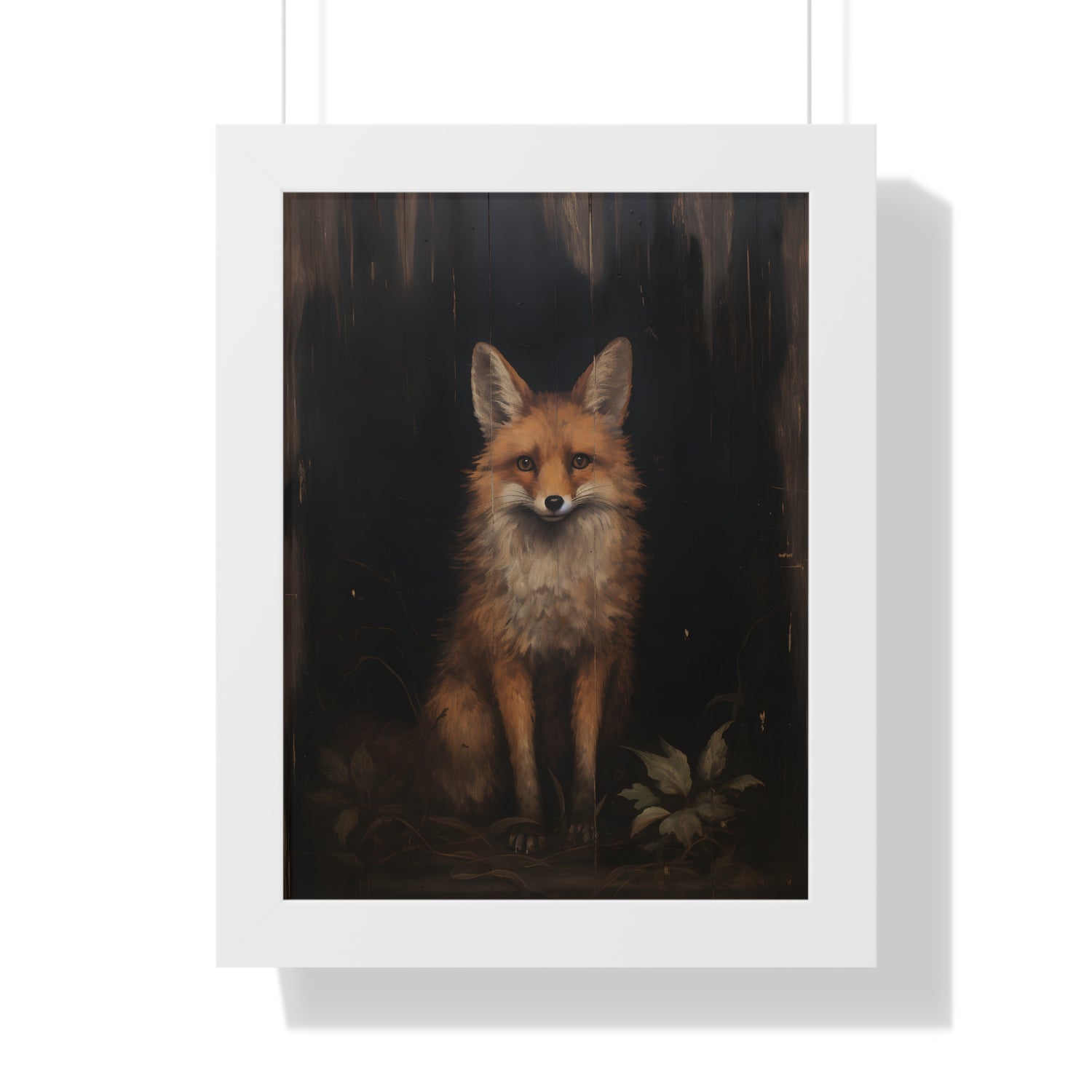 Framed Paper Print - Mystical Fox Gaze