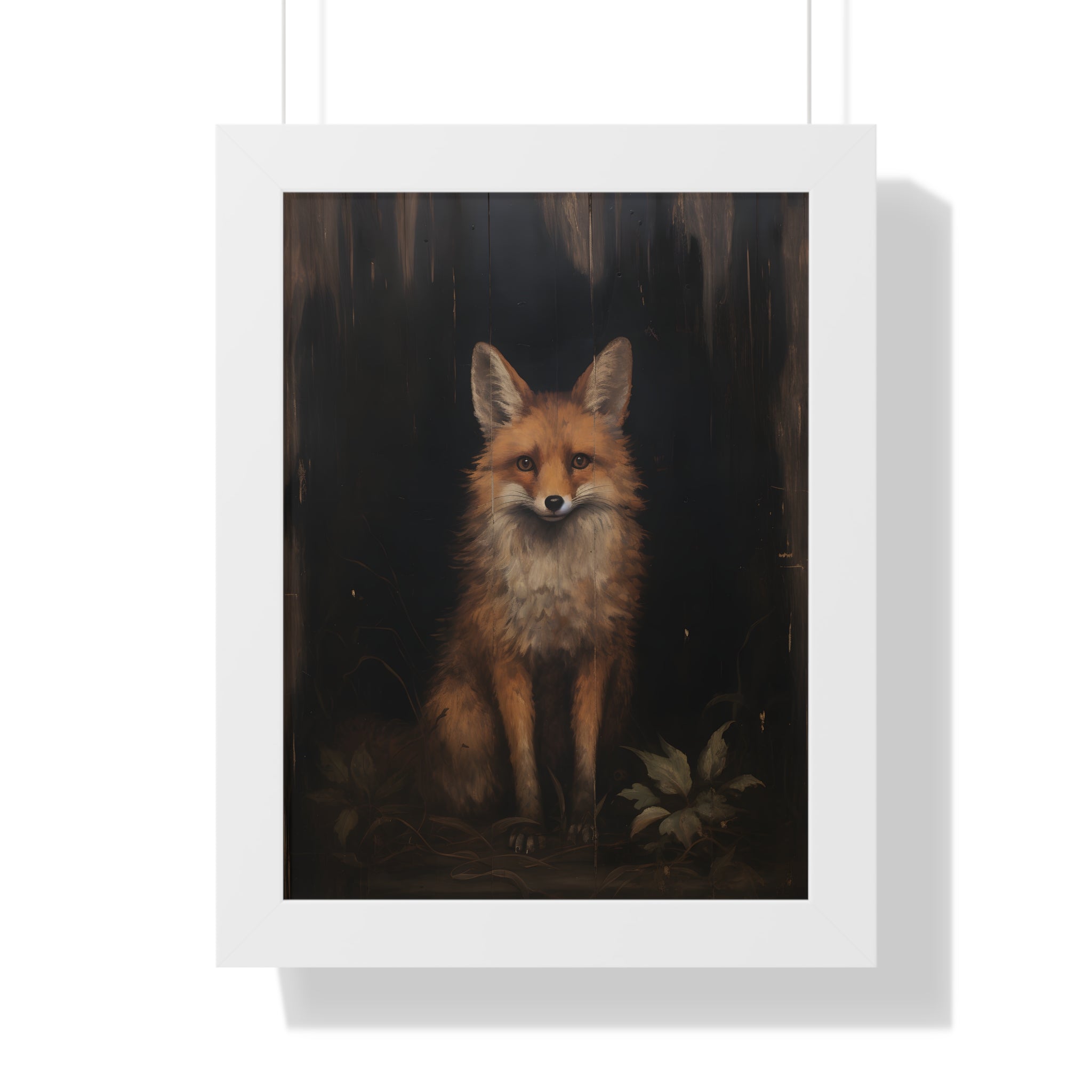 Framed Paper Print - Mystical Fox Gaze