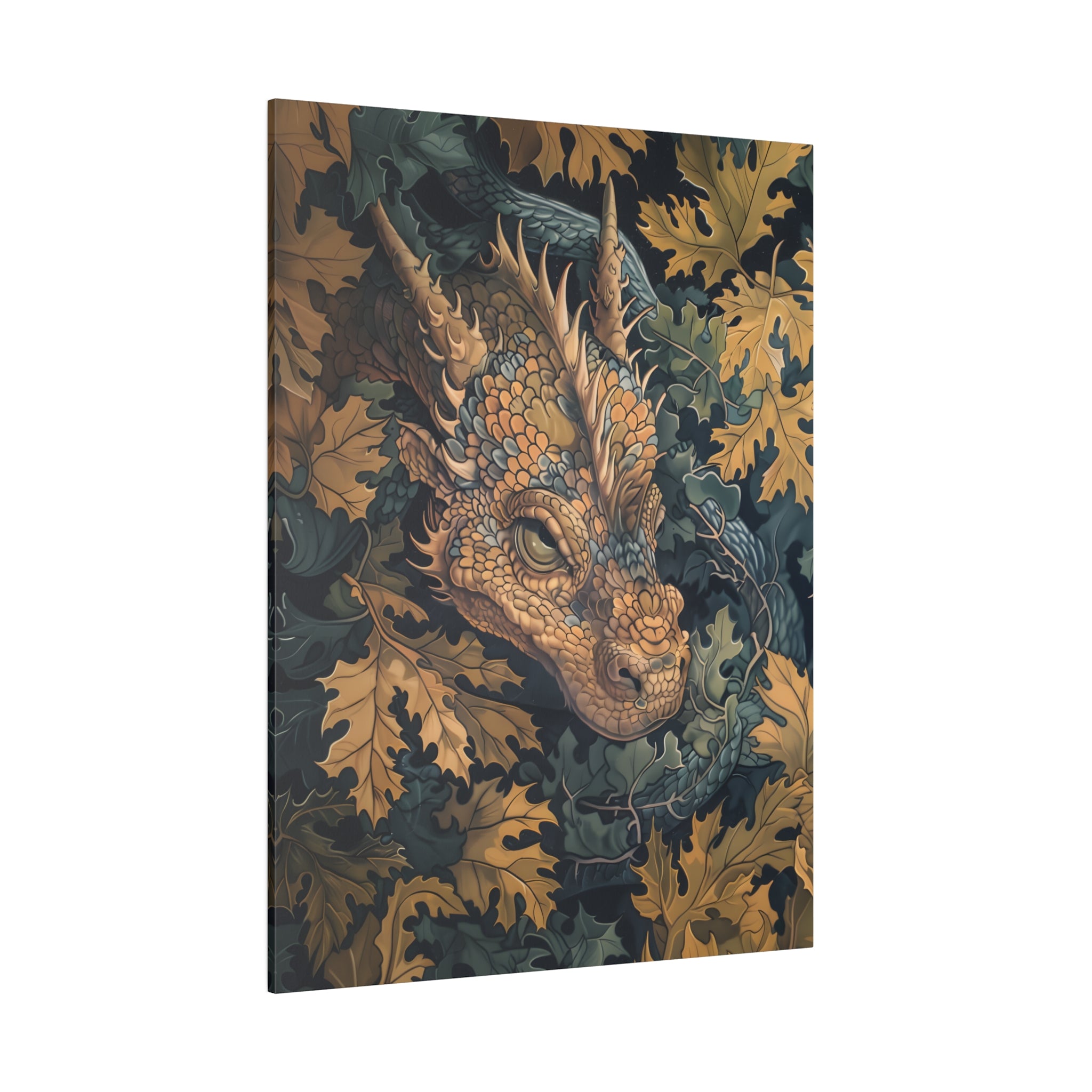 .75&quot; Matte Canvas - Enchanted Forest Dragon