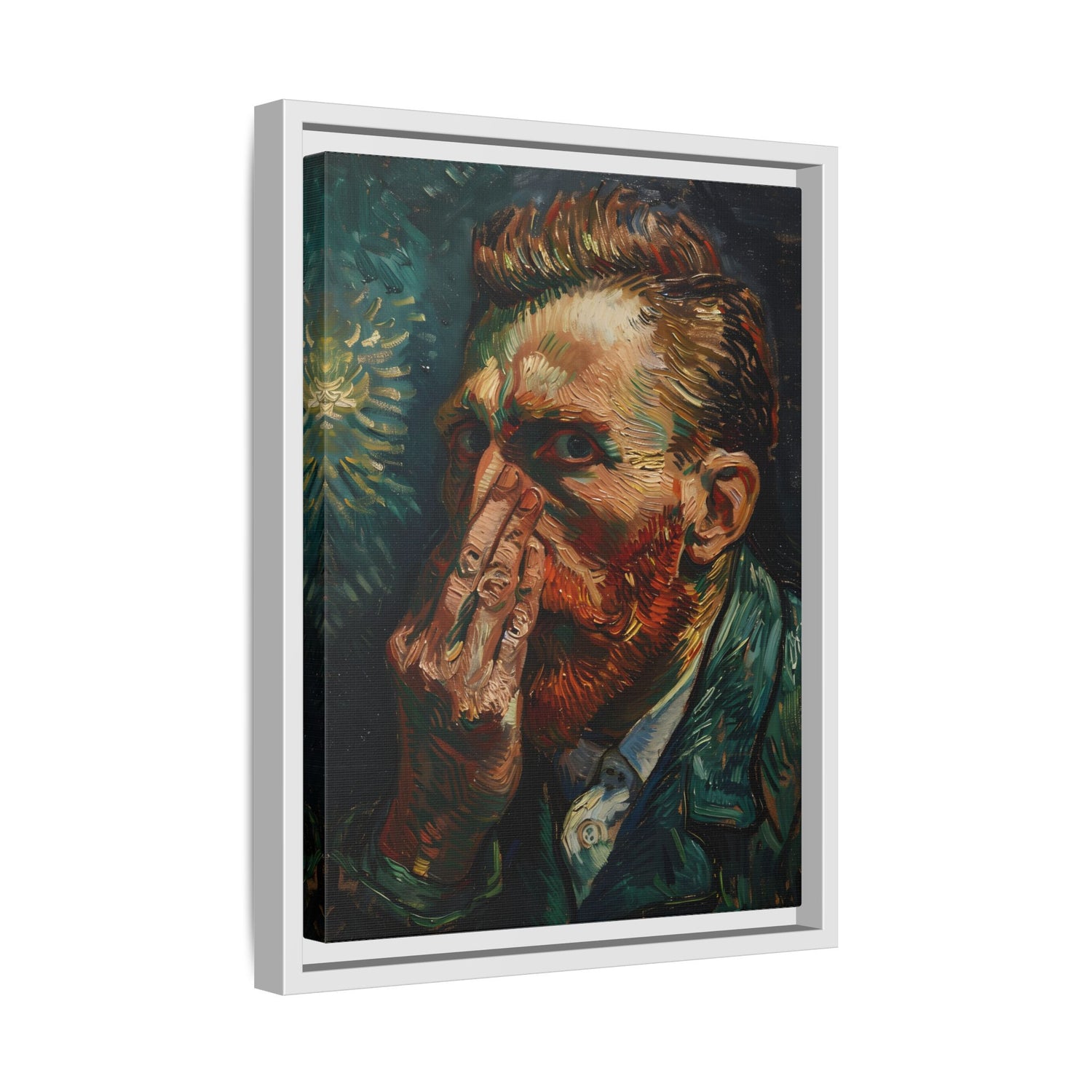 Framed Canvas - Van Gogh Stinky Glare