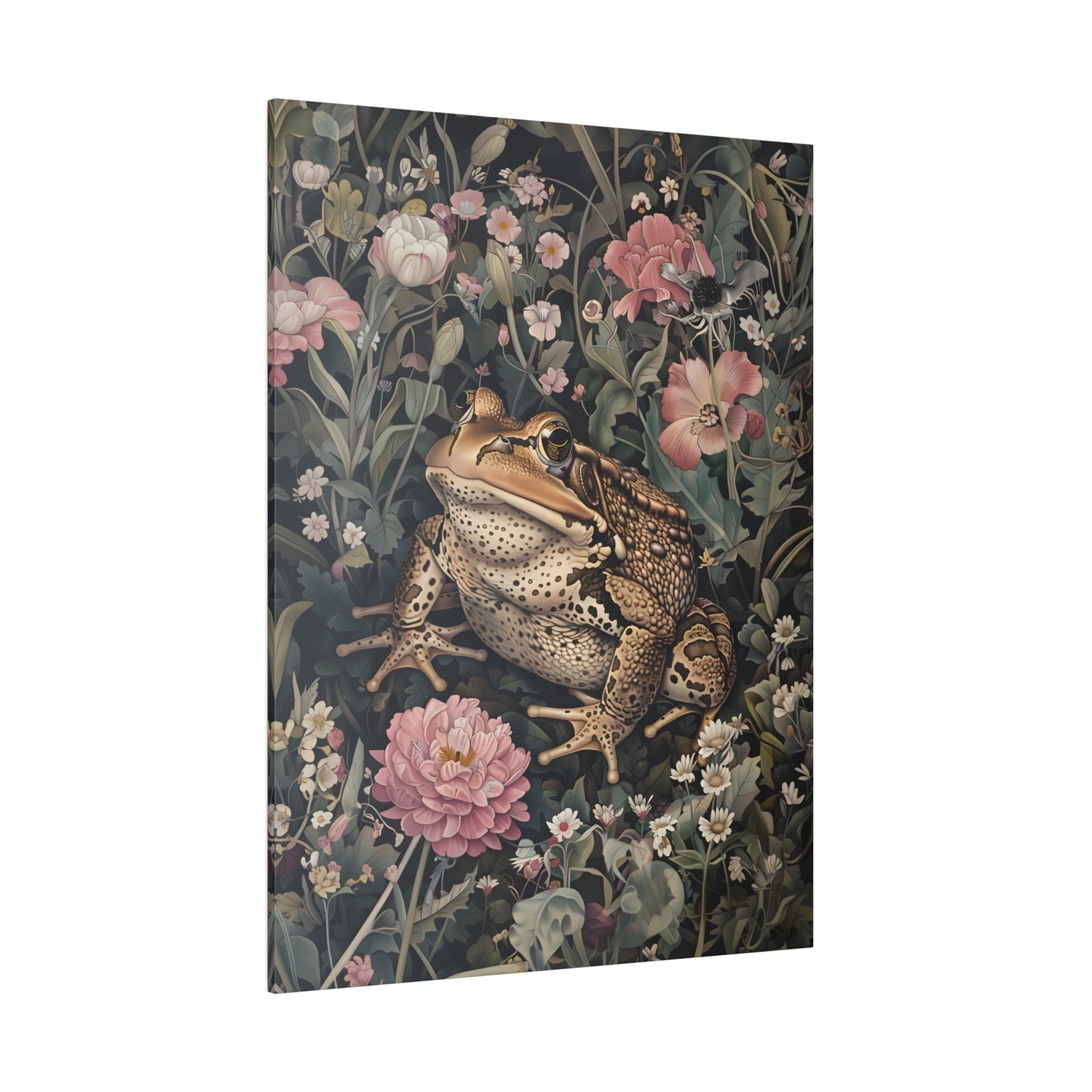 .75&quot; Matte Canvas - Enchanted Frog&