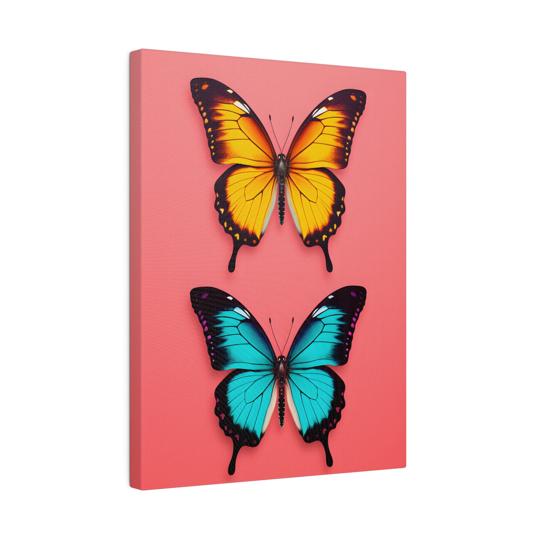 .75&quot; Matte Canvas - Dueling Butterflies Wonder