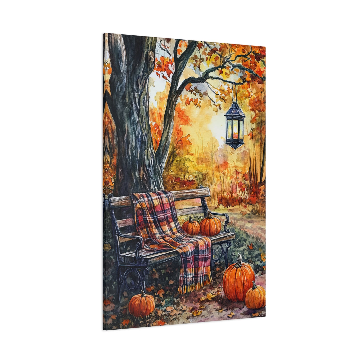 1.25" Matte Canvas - Golden Pause in Fall