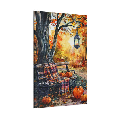1.25" Matte Canvas - Golden Pause in Fall