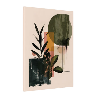 .75" Matte Canvas - Sage Geometry Botanicals