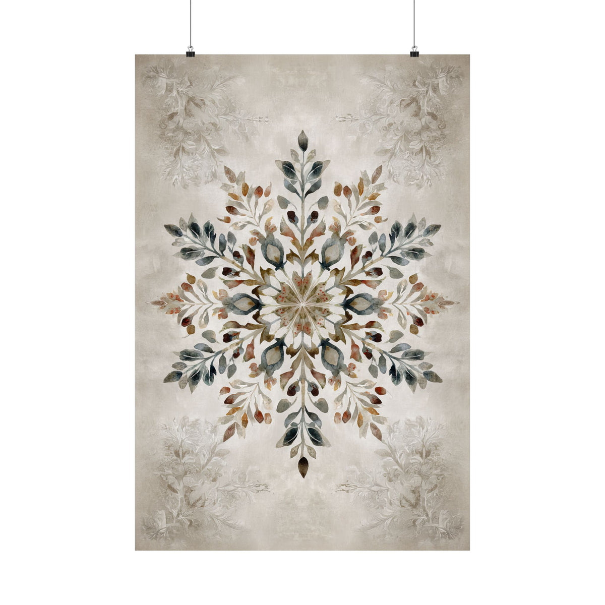 Nordic Botanical Snowflake