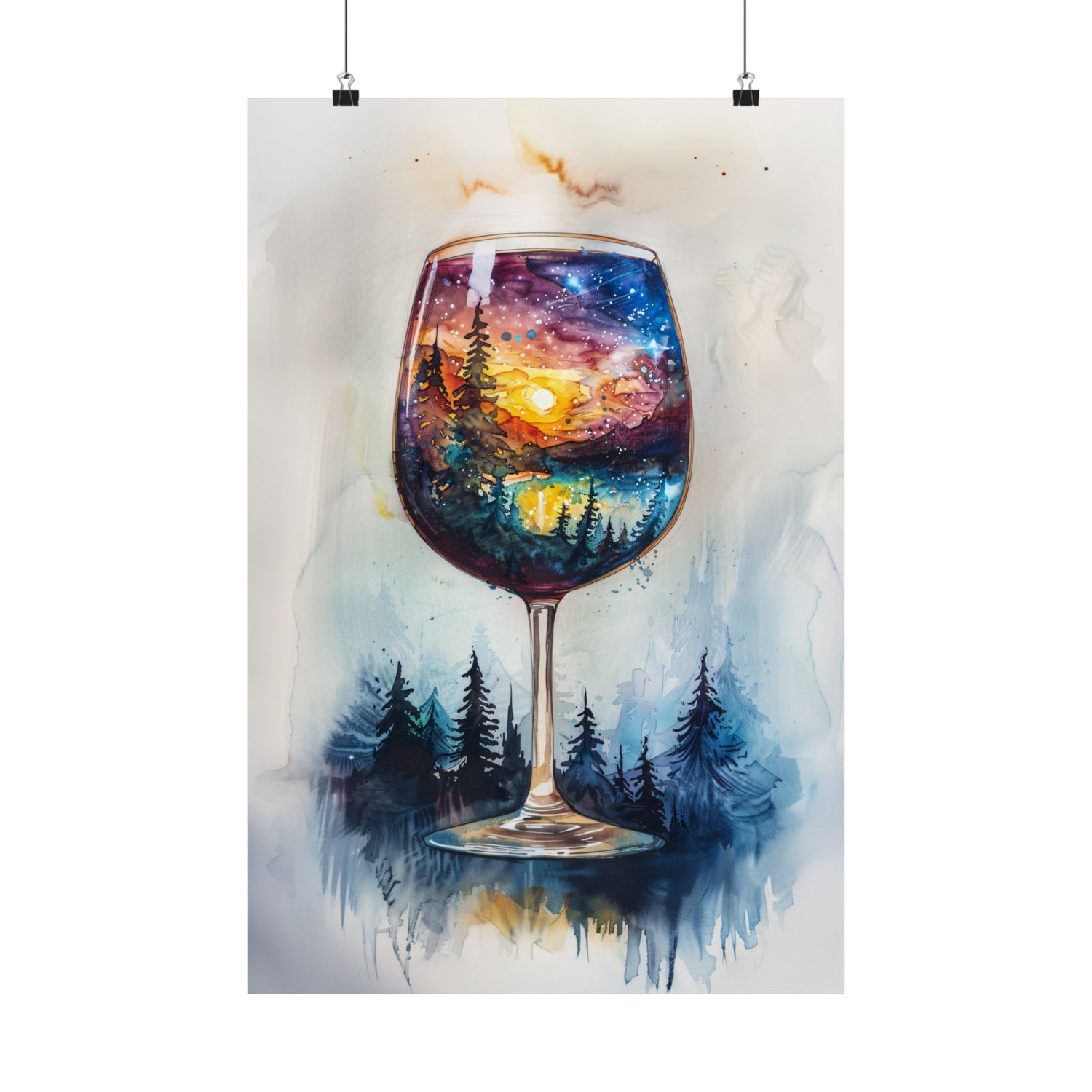 Galaxy Within the Wine Glass