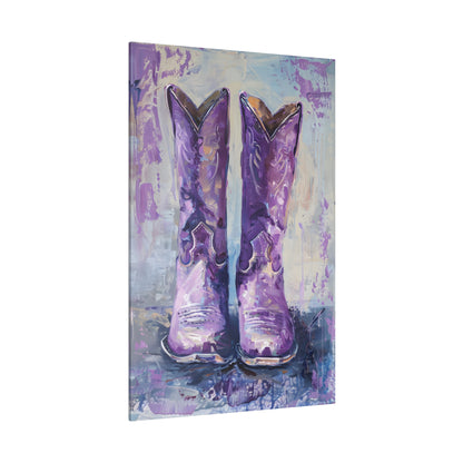 .75" Matte Canvas - Violet Cowgirl Spirit