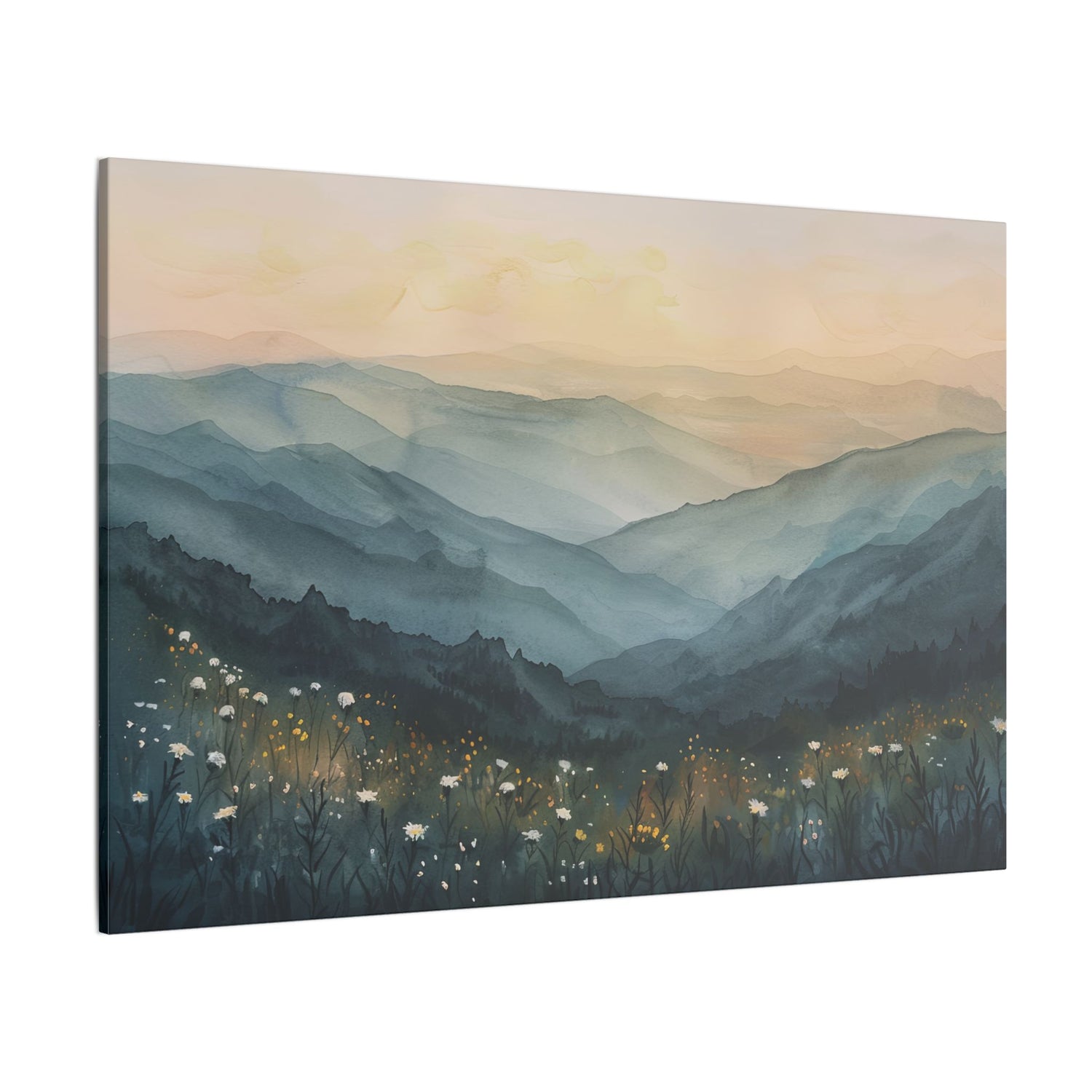 .75" Matte Canvas - Misty Blue Ridge Bloomscape
