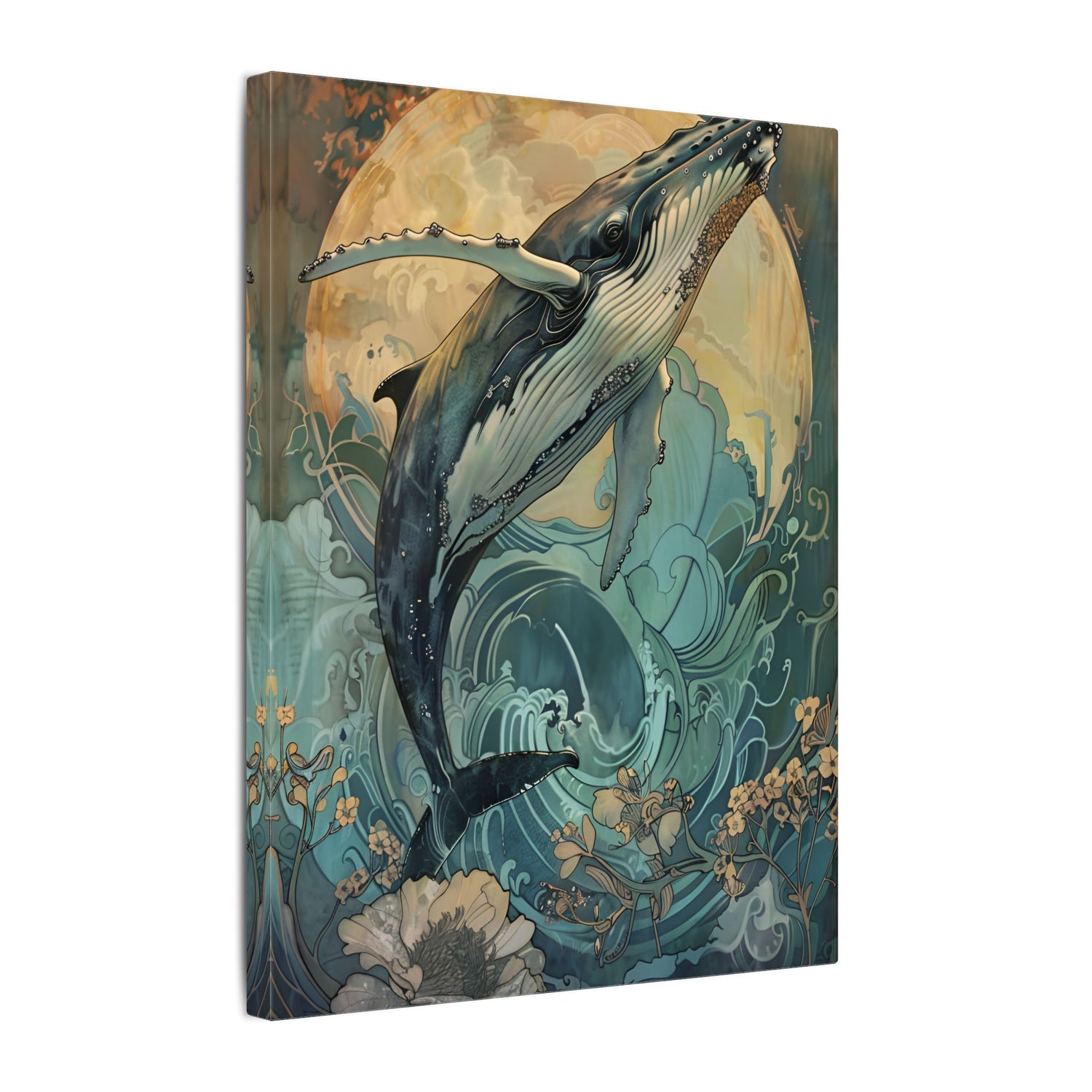 .75" Matte Canvas - Moonrise Humpback Bloom