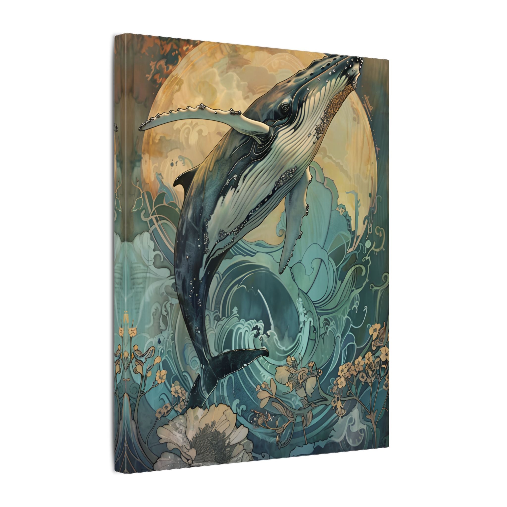 .75" Matte Canvas - Moonrise Humpback Bloom