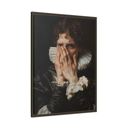 Framed Canvas - The Foul Flush Reaction