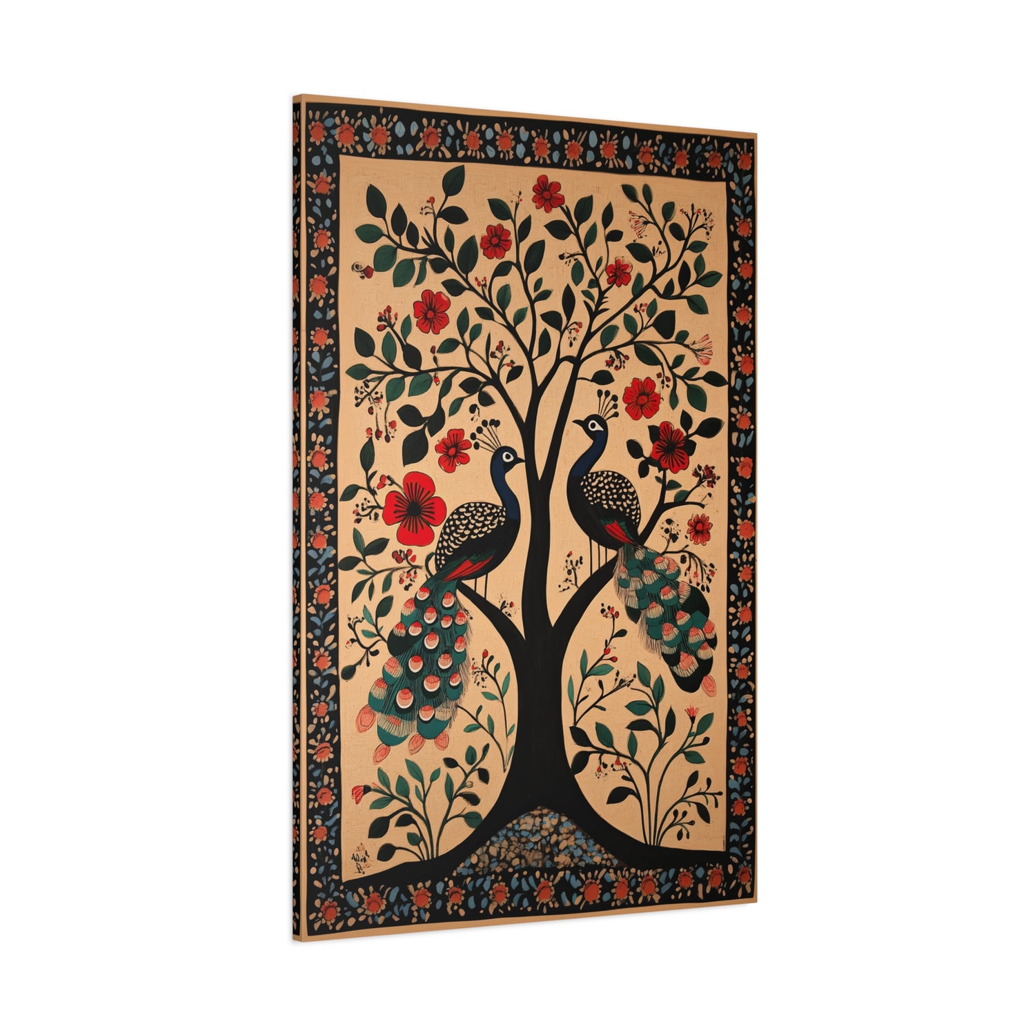 1.25" Matte Canvas - Lovers Under Blooming Canopy