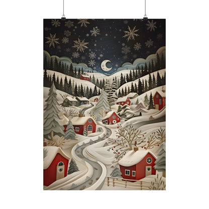 Silent Snowfall Village