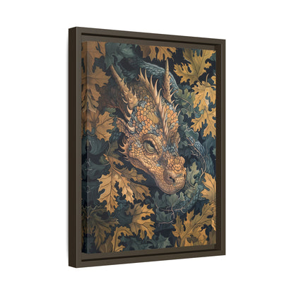 Framed Canvas - Enchanted Forest Dragon