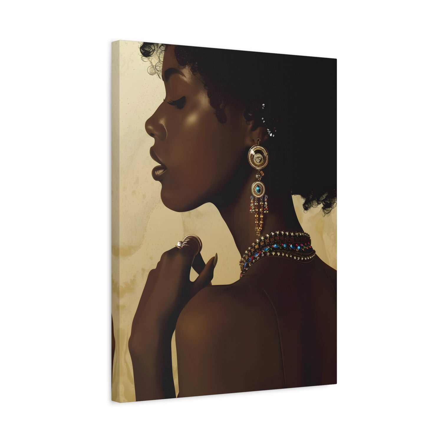 1.25" Matte Canvas - Regal Jewel Toned Muse