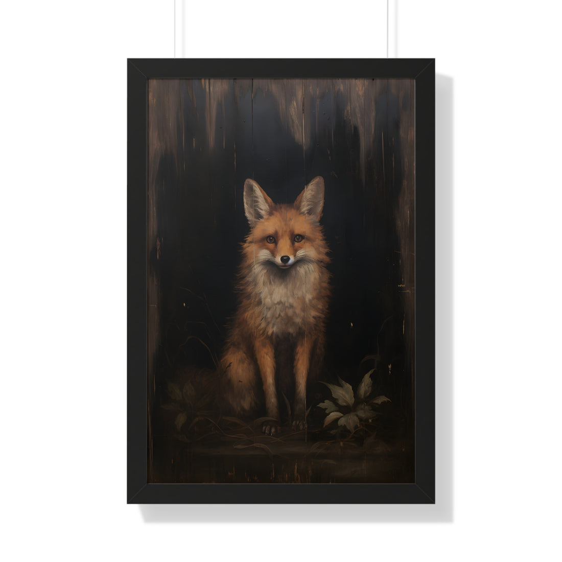 Framed Paper Print - Mystical Fox Gaze