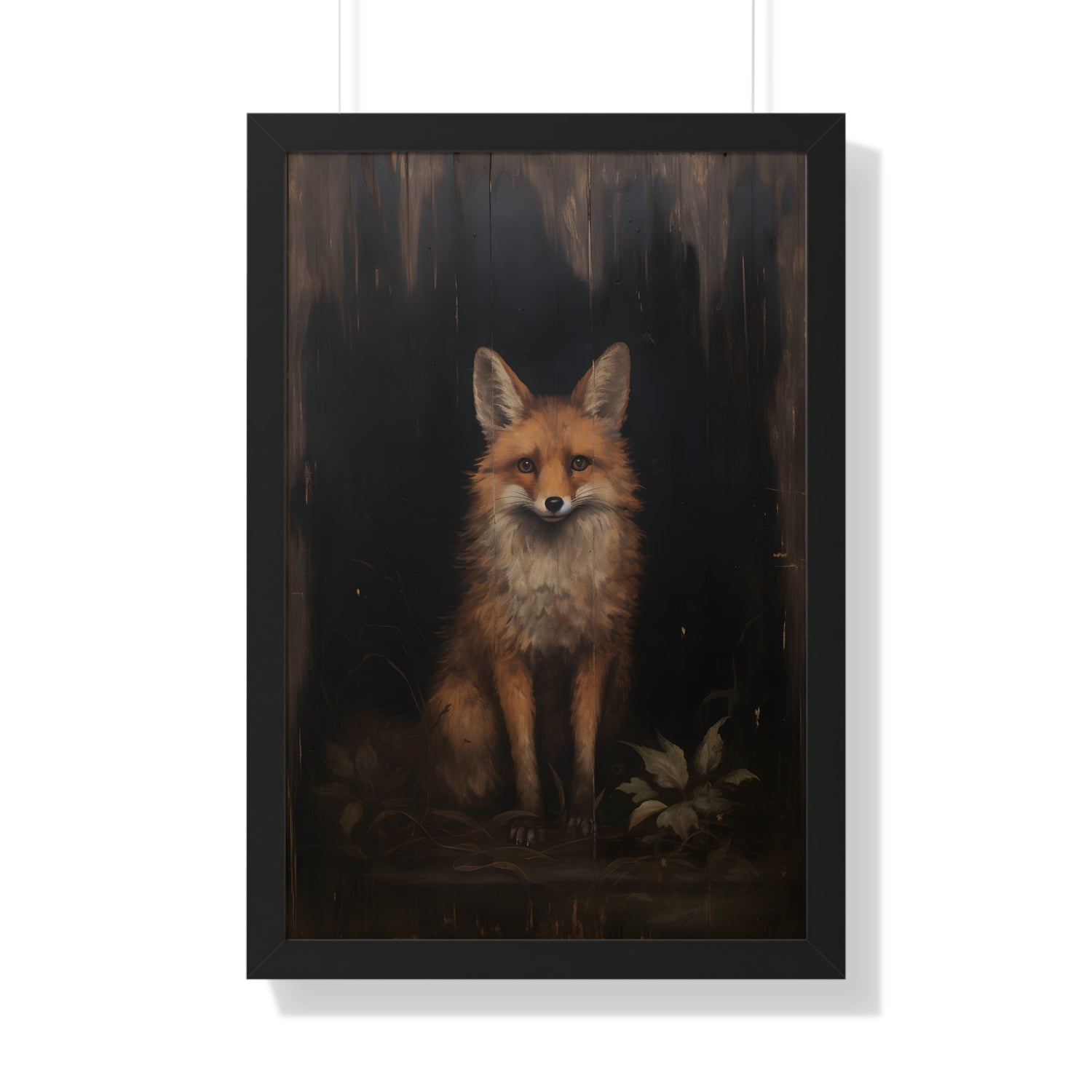Framed Paper Print - Mystical Fox Gaze
