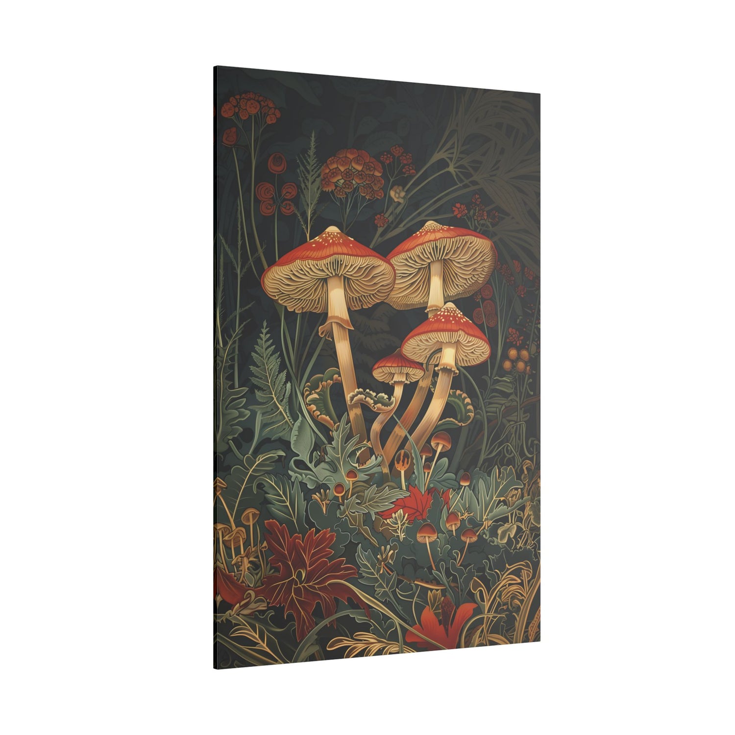 .75&quot; Matte Canvas - Elegant Mushroom Reverie