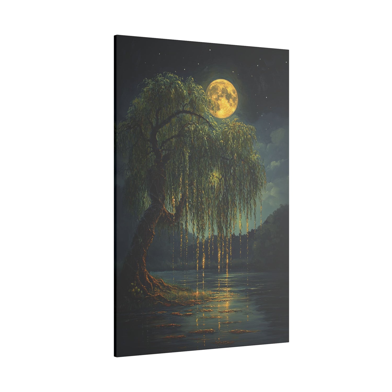 .75" Matte Canvas - Moonlit Willow Glow