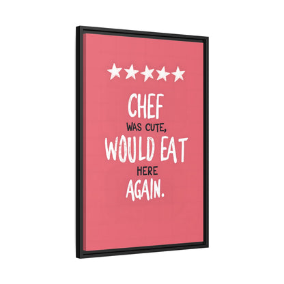 Framed Canvas - Chef’s Charm