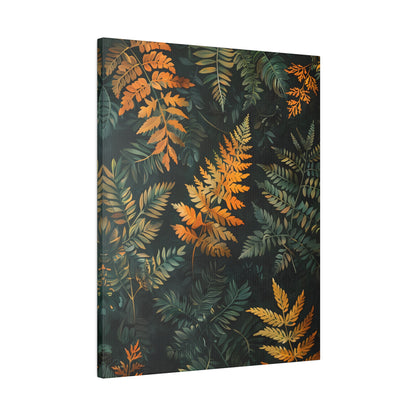 .75&quot; Matte Canvas - Golden Fern Elegance