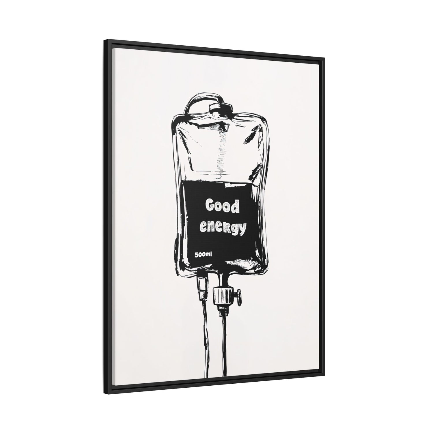 Framed Canvas - Good Energy IV Bag
