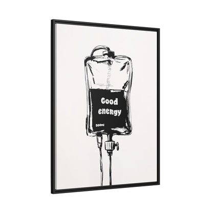 Framed Canvas - Good Energy IV Bag