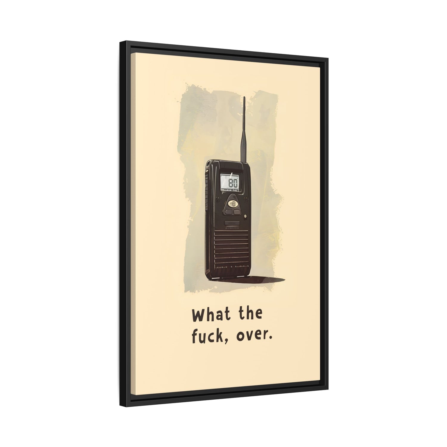 Framed Canvas - Walkie Talkie WTF Moment