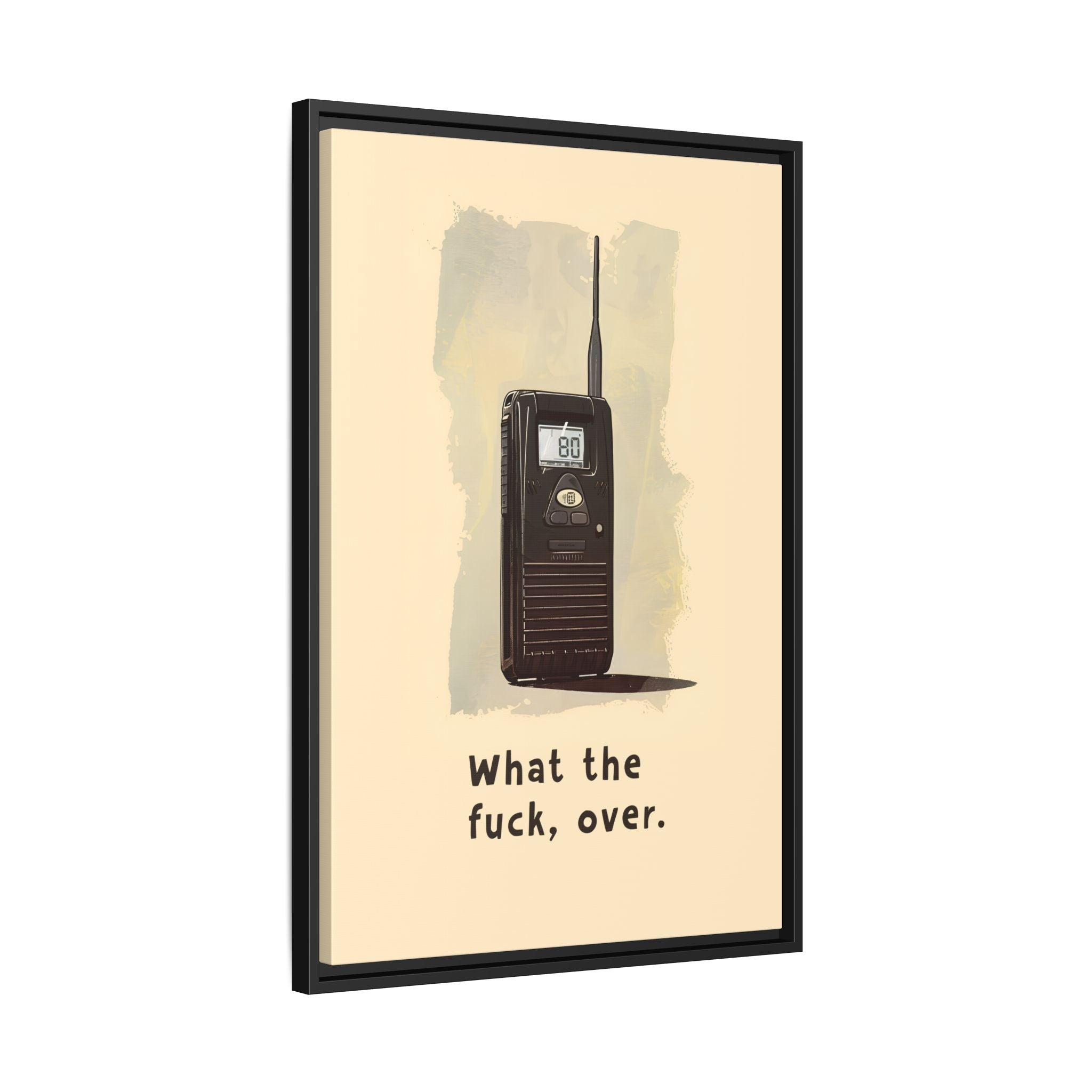 Framed Canvas - Walkie Talkie WTF Moment
