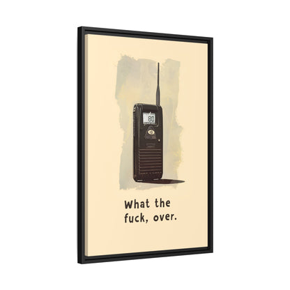 Framed Canvas - Walkie Talkie WTF Moment