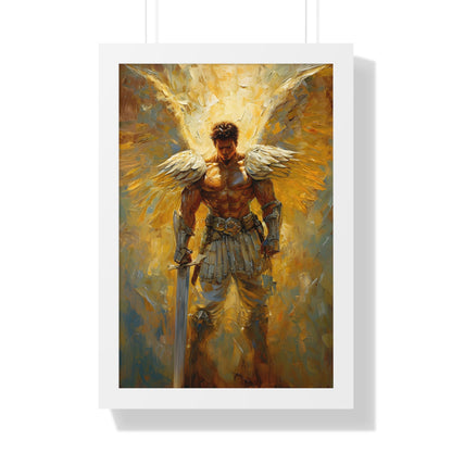 Framed Paper Print - Celestial Warrior&