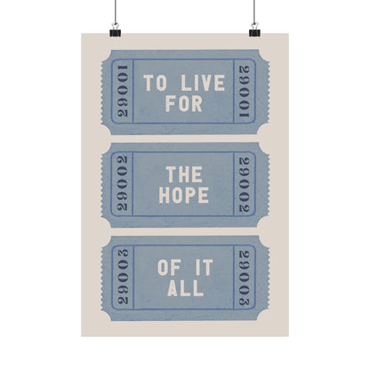 The Hope Ticket Trilogy