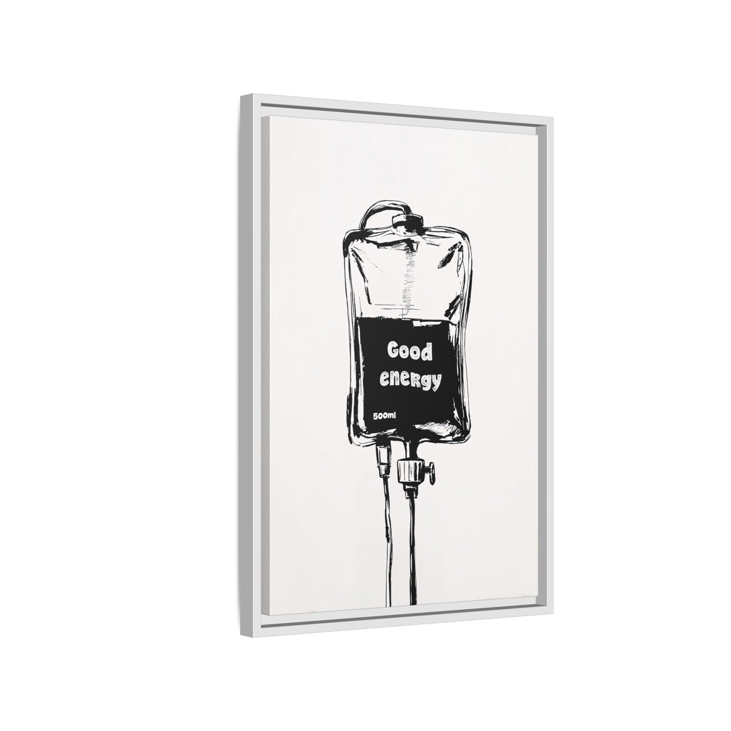 Framed Canvas - Good Energy IV Bag
